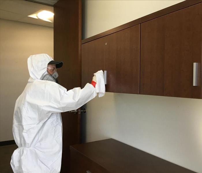 Covid Cleaning in a Littleton Office Building