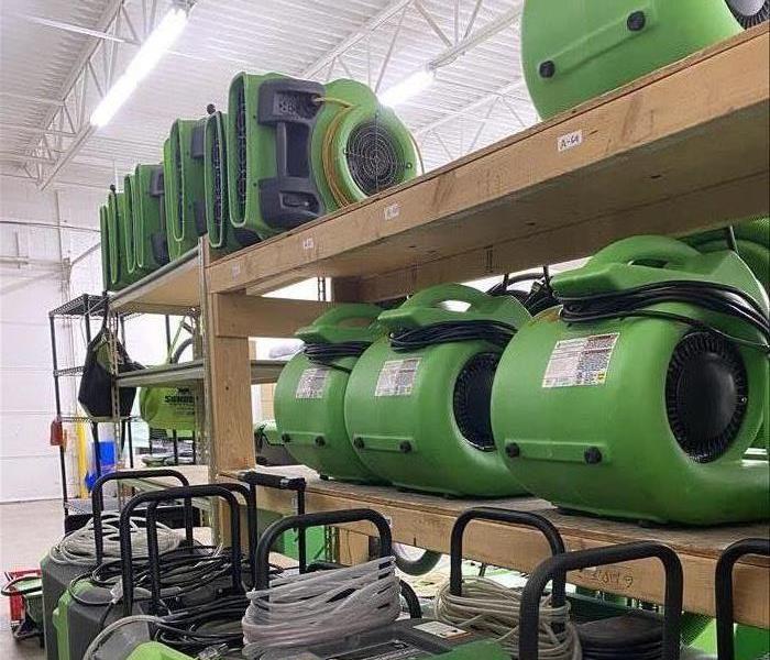 Air Movers used in the Drying Process